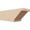 Ekena Millwork 4in. W x 4in. H x 12in. L Burlington Woodgrain TimberThane Rafter Tail, Primed Tan RFTUR04X04X12BURRCPR - alternate 1